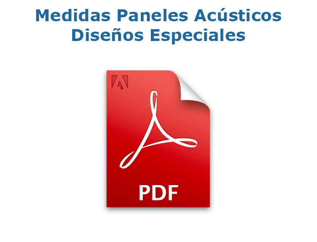 PDF - Medidas - Paneles Acústicos - Diseños Especiales
