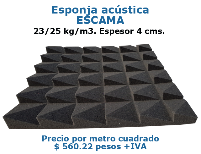 Esponja acústica ESCAMA