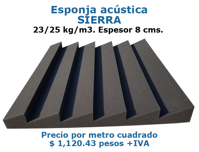 Esponja acústica SIERRA